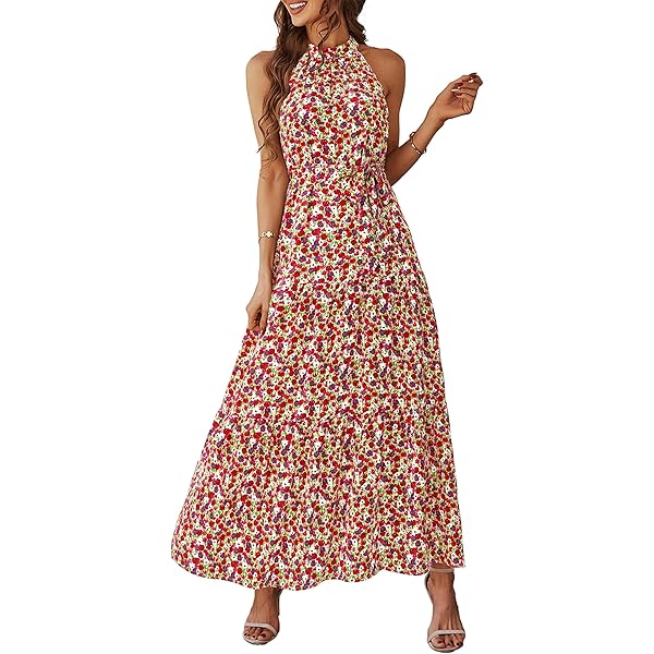 Amazon.com: PRETTYGARDEN Women's Summer Floral Maxi Dress